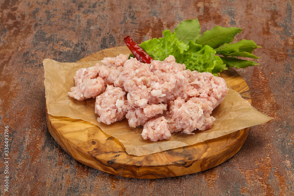 Homemade pork minced meat for cooking Homemade pork minced meat for cooking