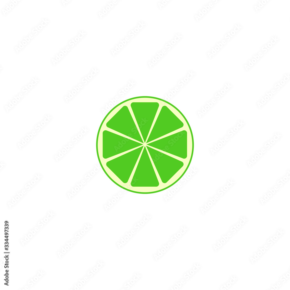 This is vector citrus fruit. Lime isolated on white background. This is vector citrus fruit. Lime isolated on white background.