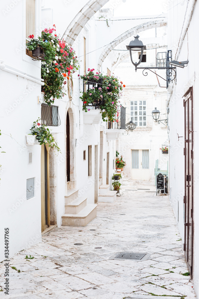 Fototapeta premium White Village Locorotondo, Bari, Puglia, Italy