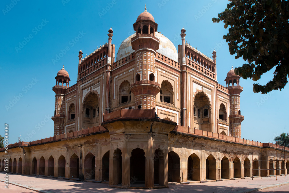Gorgeous view of Safdarjung's Tomb in Delhi, India.