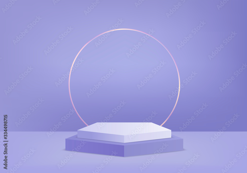 3D render vector of purple abstract geometric background or texture ...