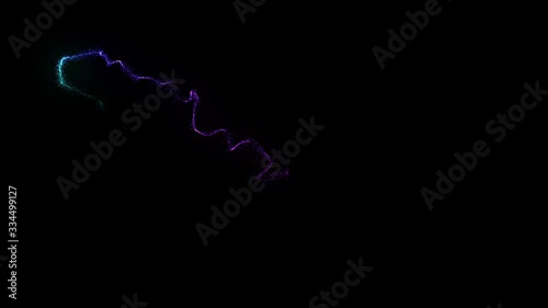 Cold tone Magic Trail Particle.