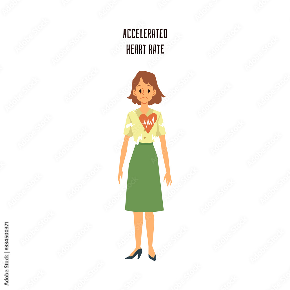 Accelerated heart rate - panic attach or other health problem symptom Accelerated heart rate - panic attach or other health problem symptom