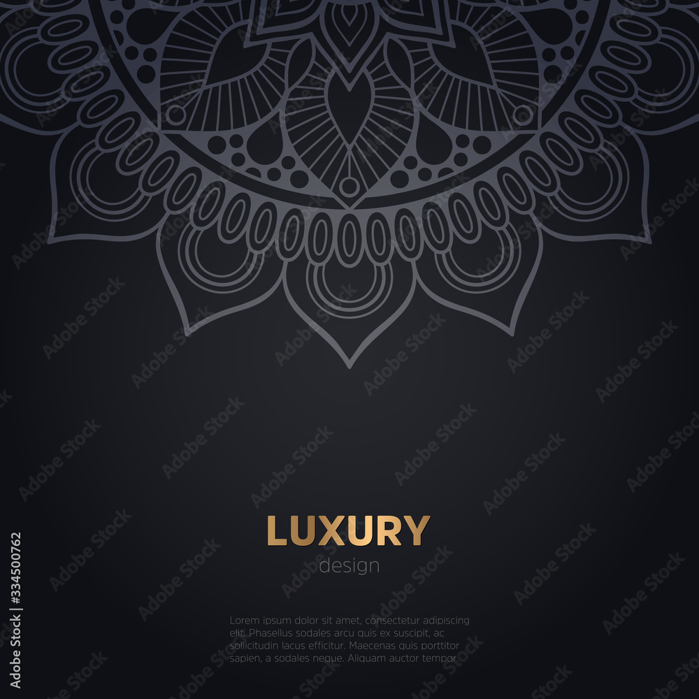 luxury mandala dark design background luxury mandala dark design background
