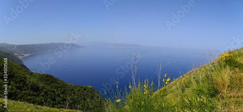 Panoramica dal tracciolino.