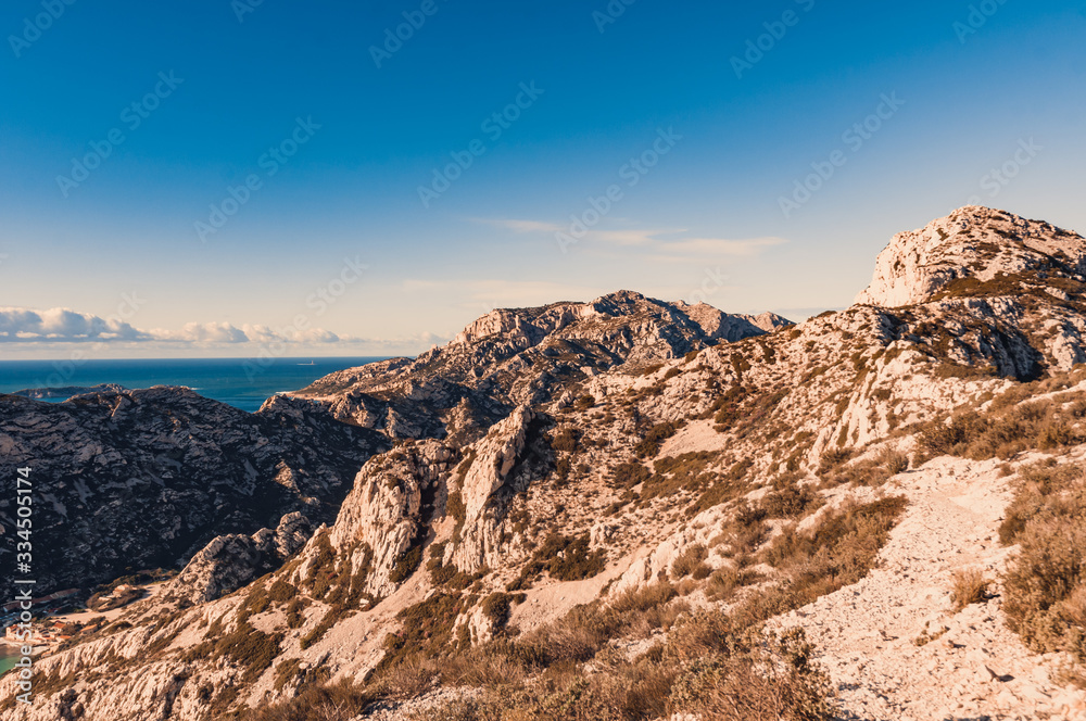 Fototapeta premium The creeks of Marseille near Sormiou