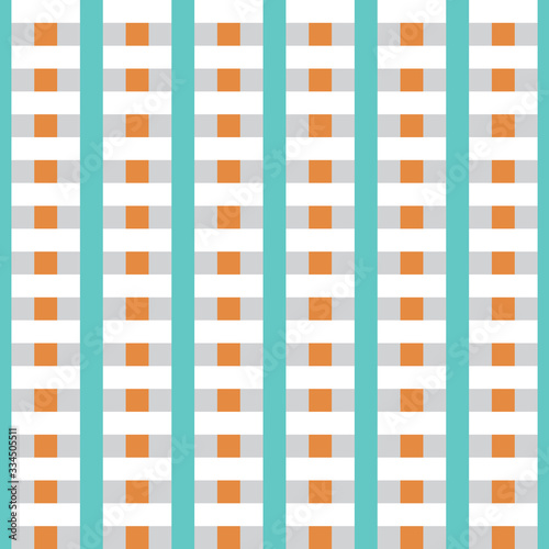 Pattern with interlacing colored bands