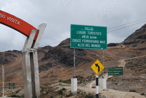 ticlio paso ferroviario más alto del mundo, Perú