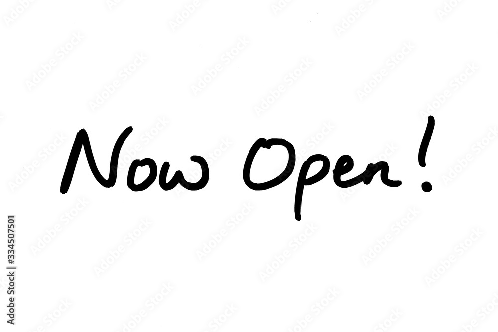 Now Open!