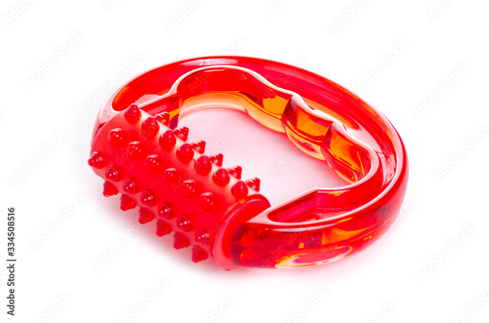 Roller Hand Massager on white background isolation Roller Hand Massager on white background isolation