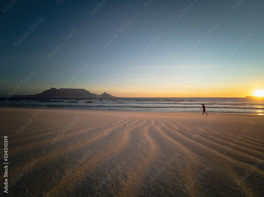 Surfer, Africa Cape Town beach