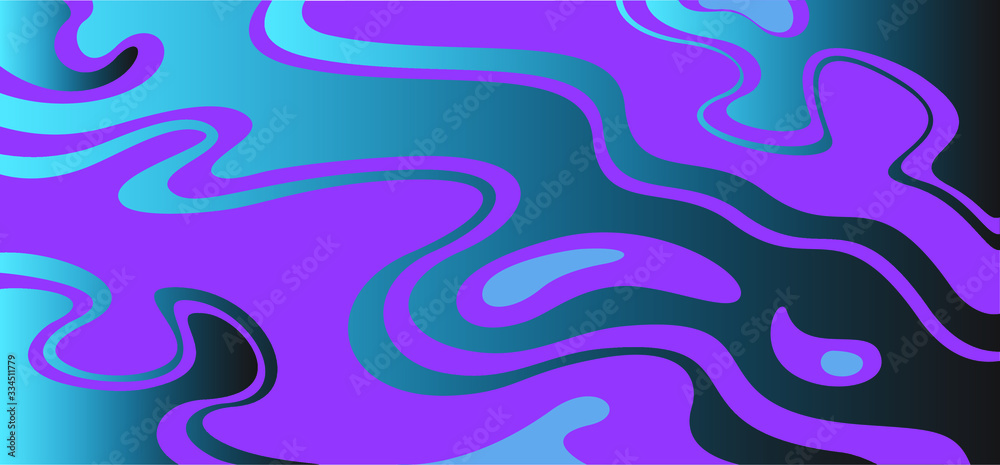background with gradient sinuous lines