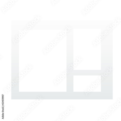 Banners for signage, announcements. Vector illustration.