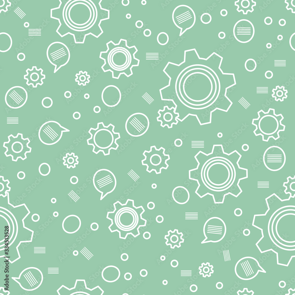 Vector pattern Gear Cog wheel Mechanics Teamwork Vector pattern Gear Cog wheel Mechanics Teamwork