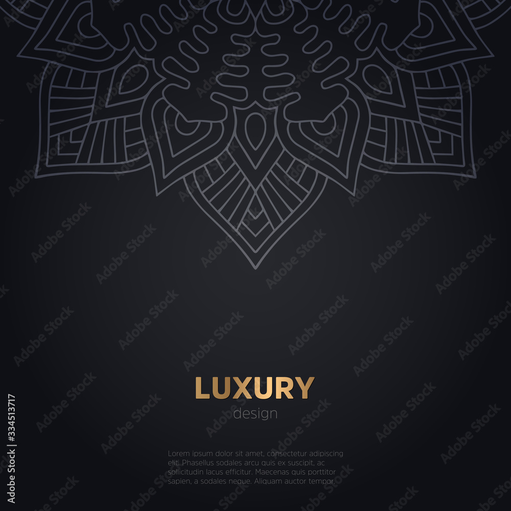 luxury mandala dark design background luxury mandala dark design background