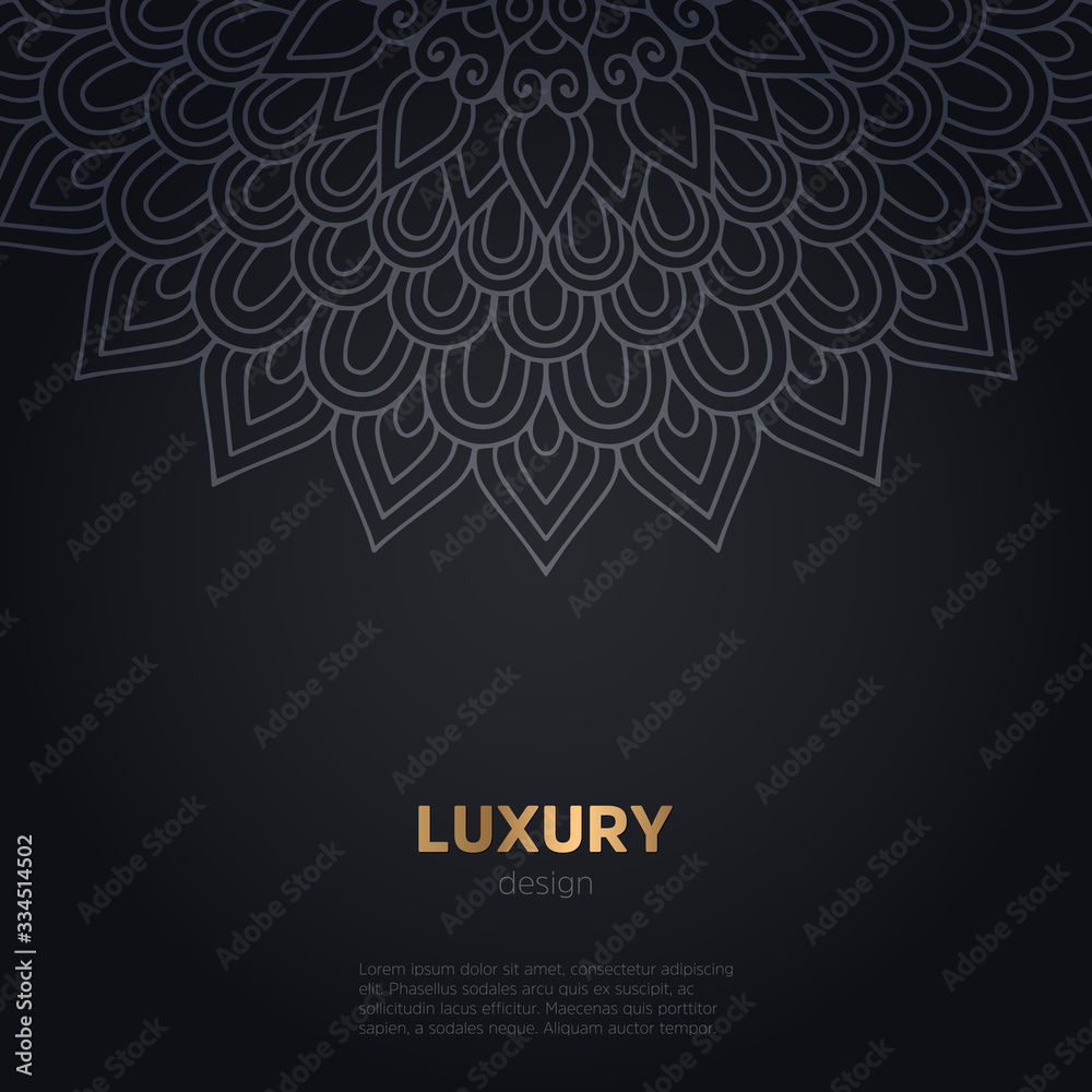 luxury mandala dark design background luxury mandala dark design background