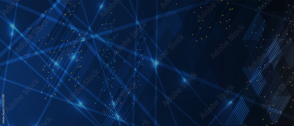 Technology data background, idea of global business solution