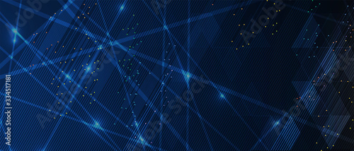 Technology data background, idea of global business solution