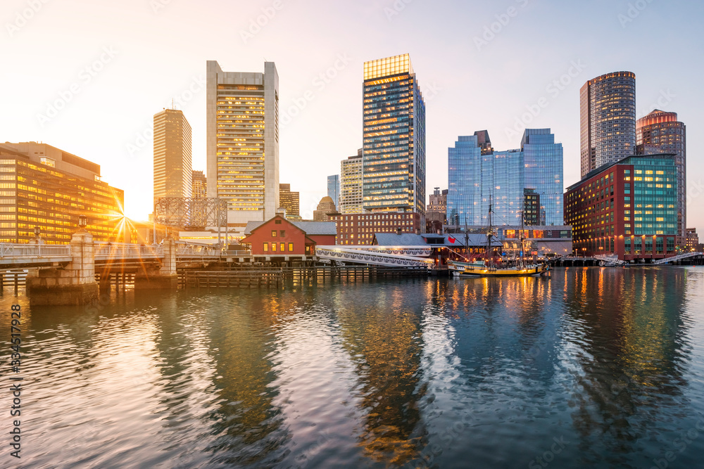 Naklejka premium Boston