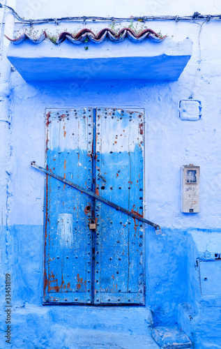 blue door and wall © sepero
