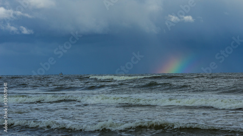 Tęcza na Morzu Bałtyckim  © spacer.z.aparatem 