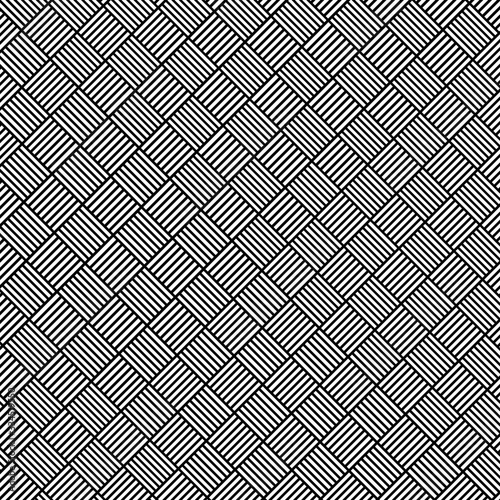 geometric black and white pattern, ripples in the eyes