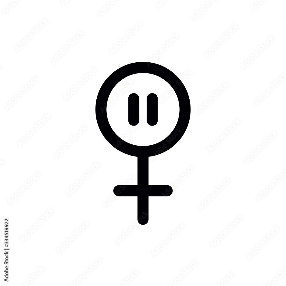 menopause line icon, vector illustration menopause line icon, vector illustration
