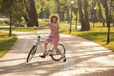 pretty girl cyclist