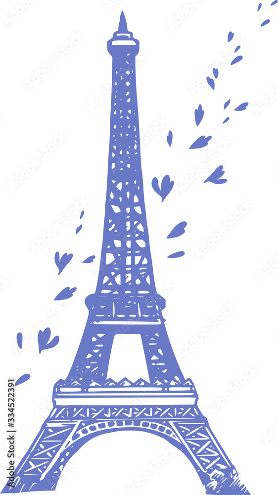 Eiffel Tower element for desing