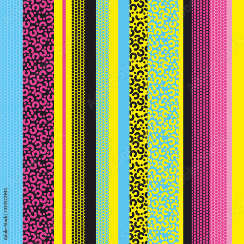 Colorful vivid cool stripes...