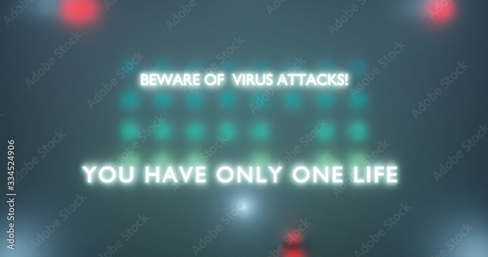Fighting with viruses, retro arcade game, social warning poster Fighting with viruses, retro arcade game, social warning poster