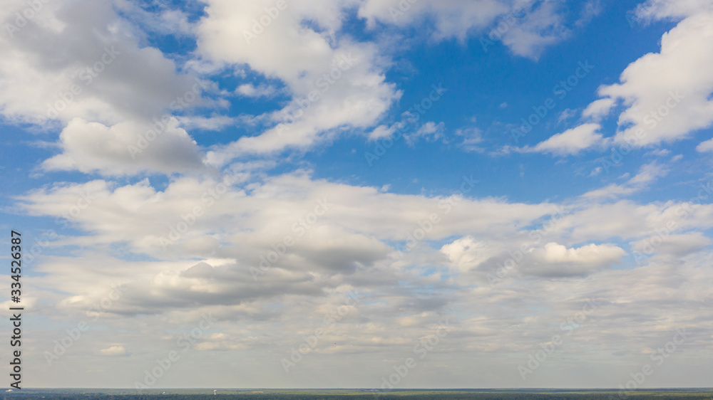 Blue Sky and Clouds