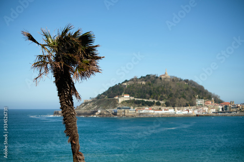 La Concha Bay in San Sebastian, Spain photo