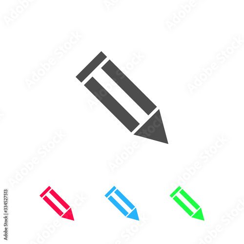 Free Download Pencil icon flat. - GFXLoad