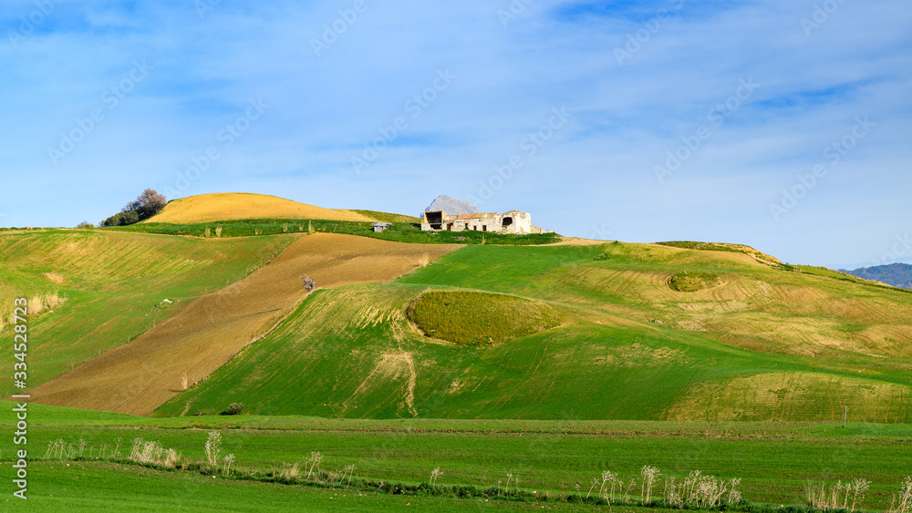 spring landscapes in Sicily, Italy