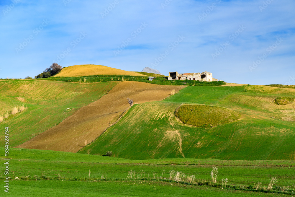 spring landscapes in Sicily, Italy