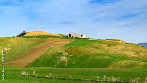 Obraz na płótnie spring landscapes in Sicily, Italy w salonie