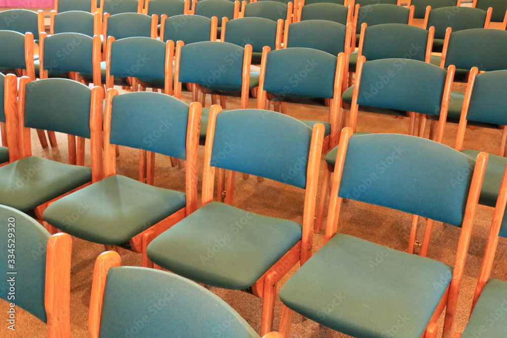 Naklejka premium Empty Chairs