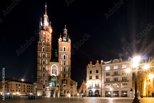 24-03-2020 Puste Stare miasto Krakowa. Coronavirus  Covid-19 .