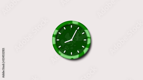 New 3d analog clock icon,wall clock icon,counting 3d wall clock icon