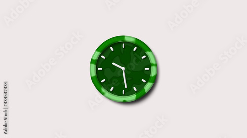 New 3d analog clock icon,wall clock icon,counting 3d wall clock icon