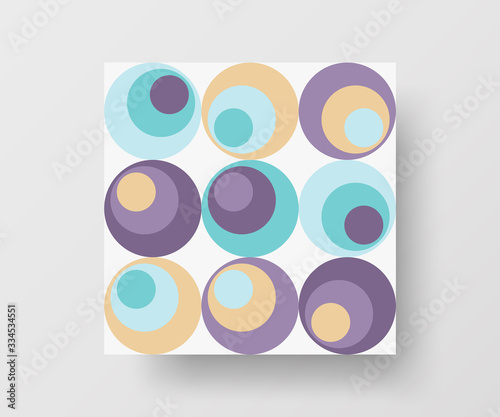 Amazing business advertisement vector mural art square banner mock up. Modern corporate abstract geometric illustration design layout background. Company identity quadrangle texture brochure template.