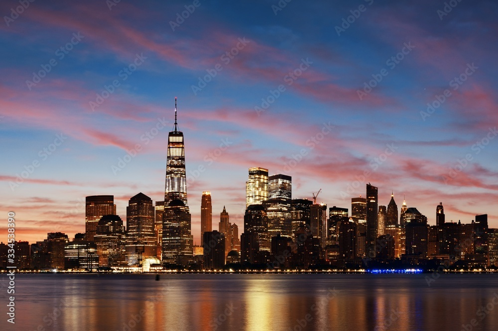 Obraz premium New York City skyline