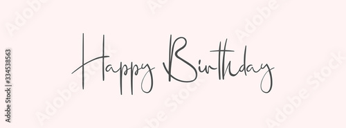 Canvas Print Happy Birthday