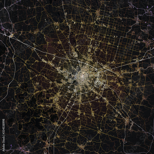 Map Padova city. Italia