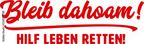 corona virus bleib dahoam gsund