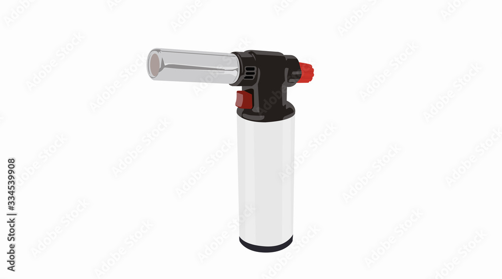 Vector Isolated Illustration of a Blowtorch Vector Isolated Illustration of a Blowtorch