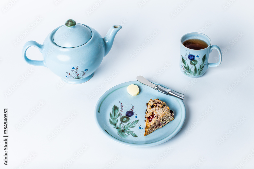 Fototapeta premium Tea and scones