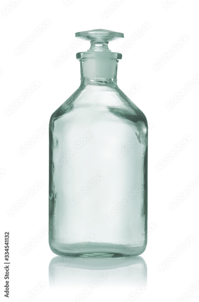 Old empty pharmacy medical bottle Old empty pharmacy medical bottle