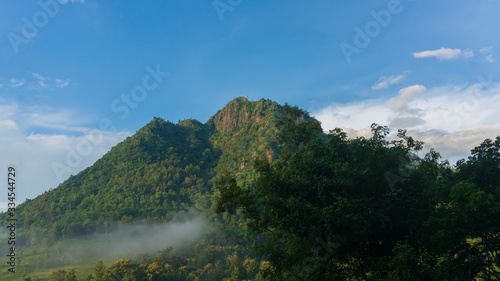 Wallpaper Mural Mountain slopes with a light mist before morning Torontodigital.ca